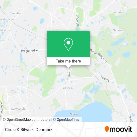 Circle K Bilvask map