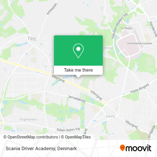 Scania Driver Academy map