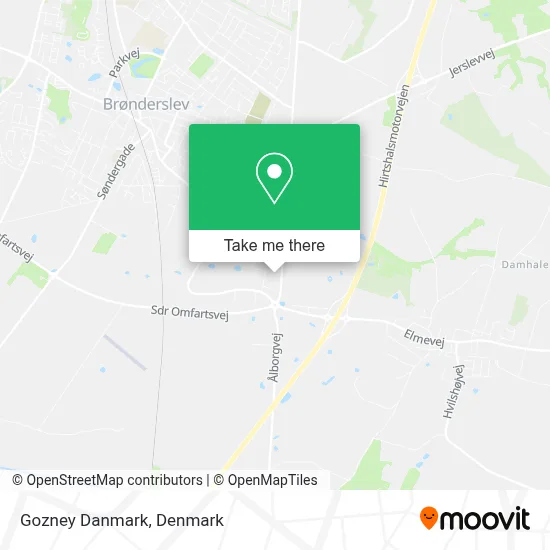 Gozney Danmark map