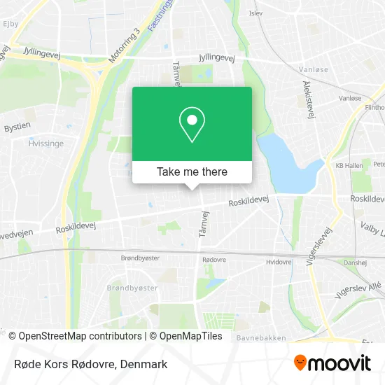 Røde Kors Rødovre map