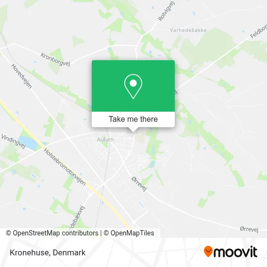 Kronehuse map