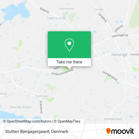 Stutteri Bjergagergaard map