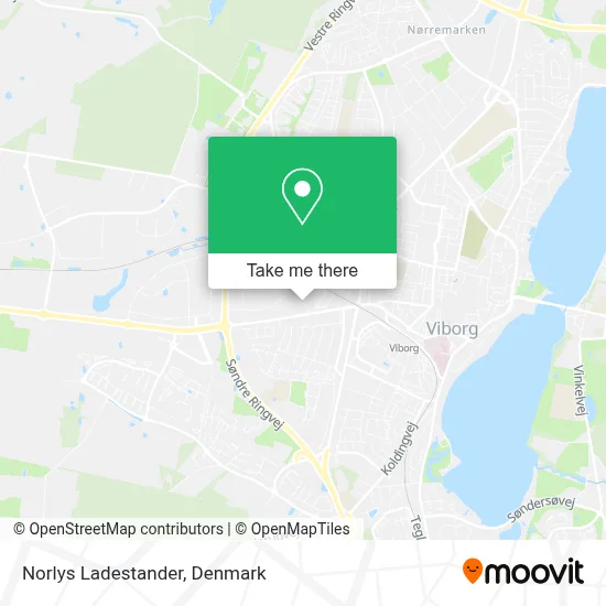 Norlys Ladestander map
