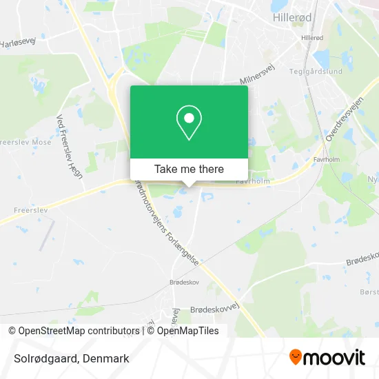 Solrødgaard map
