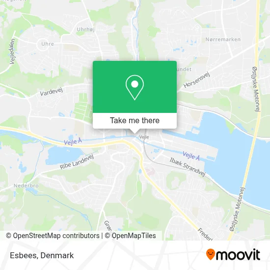 Esbees map