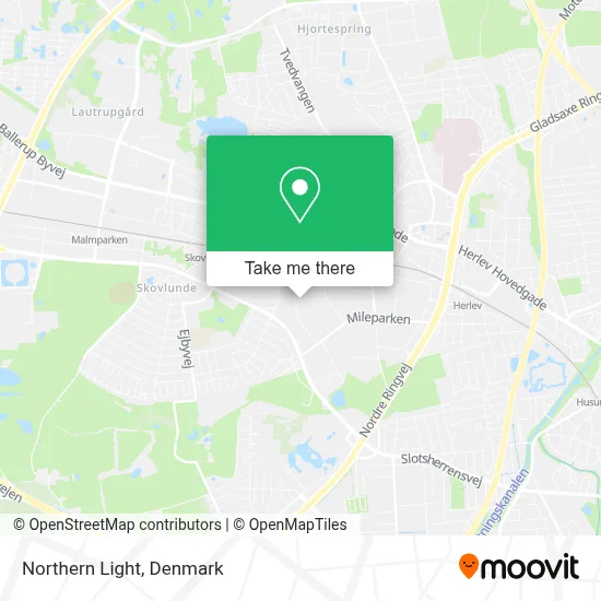 Northern Light map