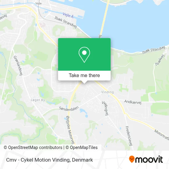 Cmv - Cykel Motion Vinding map