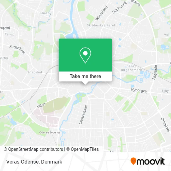 Veras Odense map