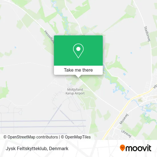 Jysk Feltskytteklub map