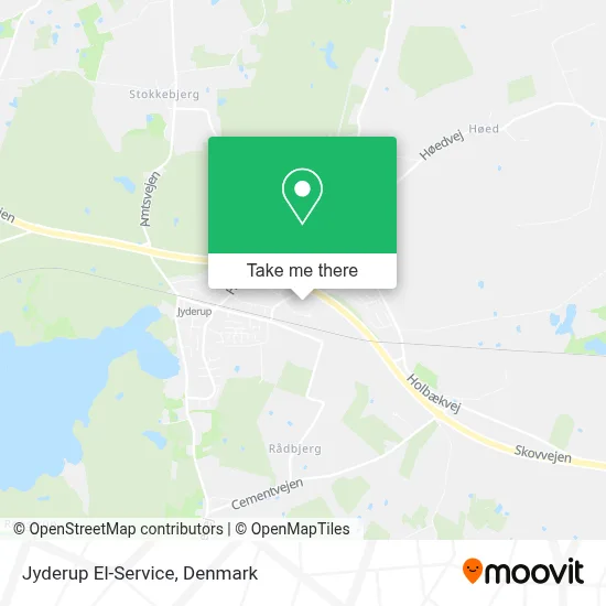Jyderup El-Service map