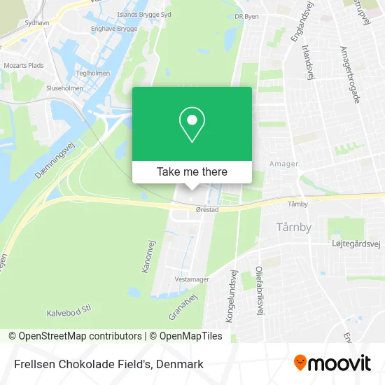 Frellsen Chokolade Field's map