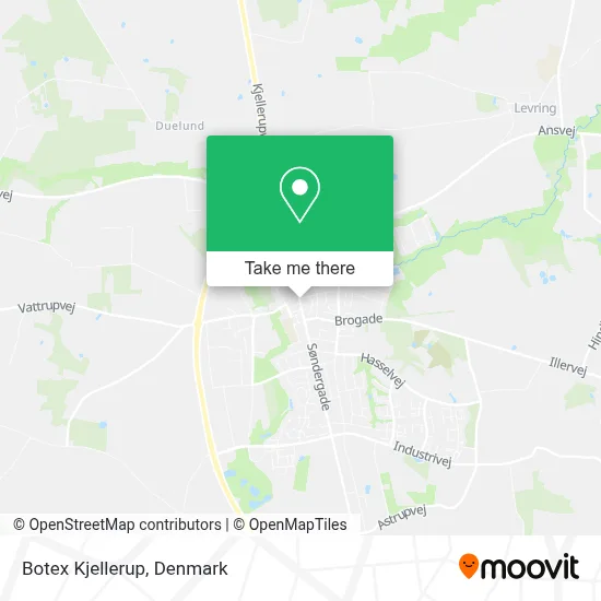 Botex Kjellerup map