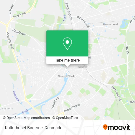 Kulturhuset Boderne map