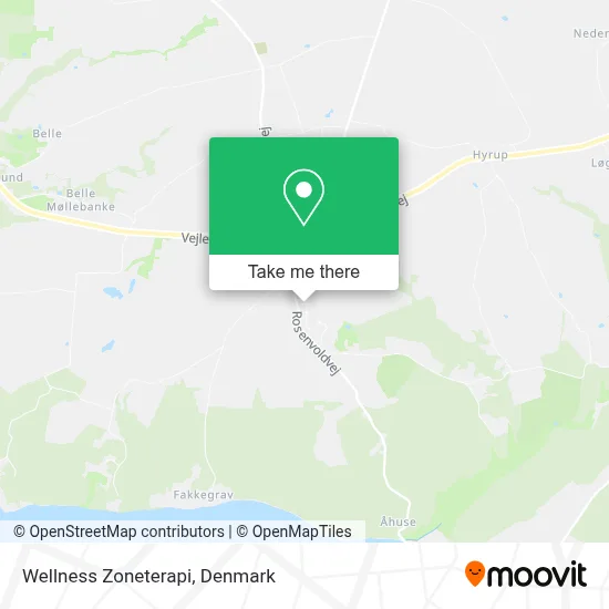 Wellness Zoneterapi map