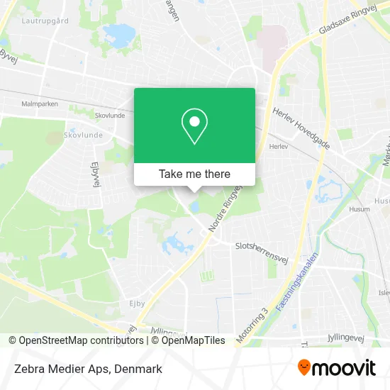 Zebra Medier Aps map