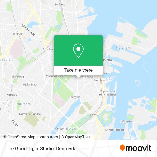 The Good Tiger Studio map