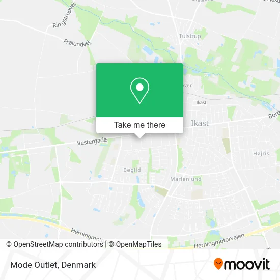 Mode Outlet map