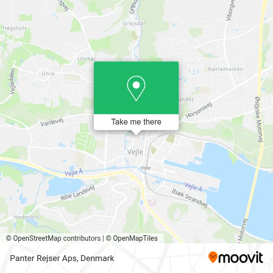 Panter Rejser Aps map