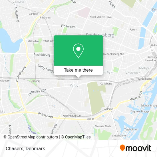 Chasers map