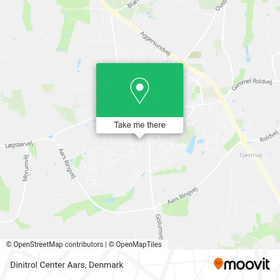 Dinitrol Center Aars map