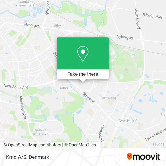 Kmd A/S map
