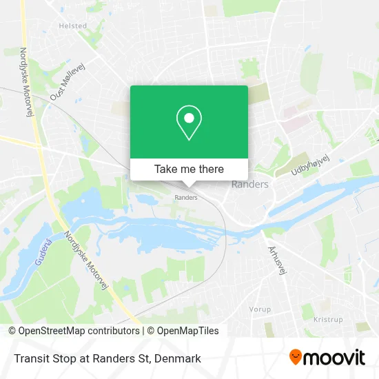 Transit Stop at Randers St map
