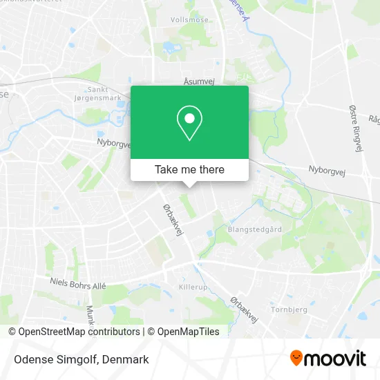 Odense Simgolf map