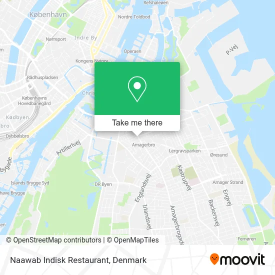 Naawab Indisk Restaurant map