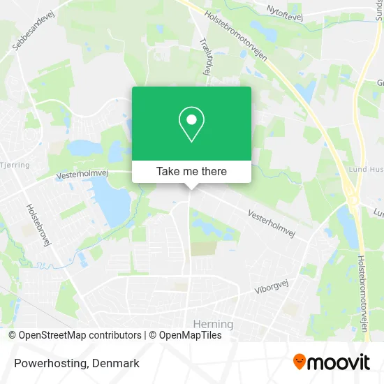 Powerhosting map