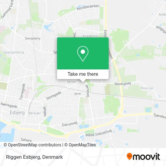 Riggen Esbjerg map
