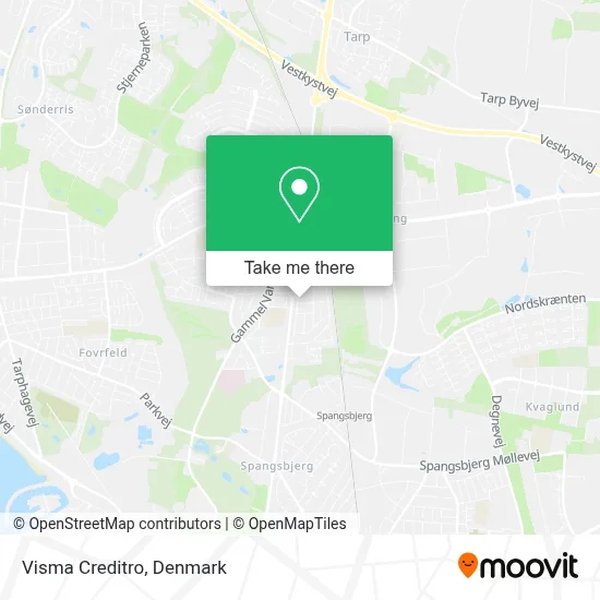 Visma Creditro map
