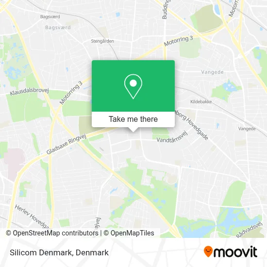 Silicom Denmark map