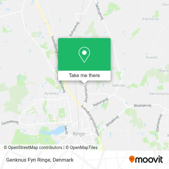 Genknus Fyn Ringe map