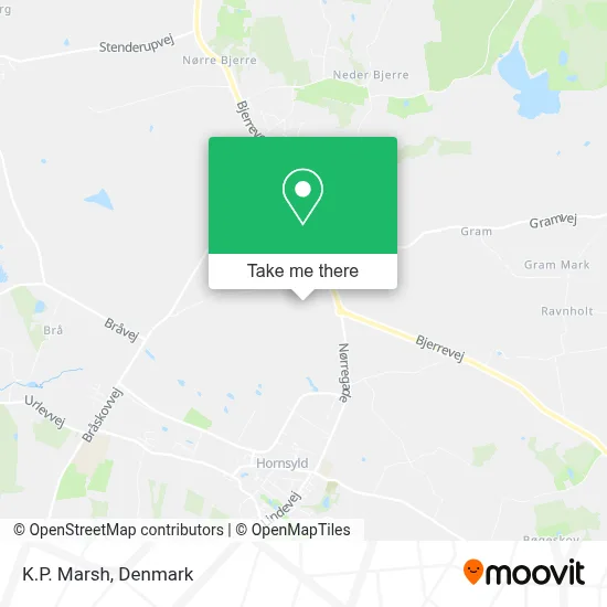K.P. Marsh map