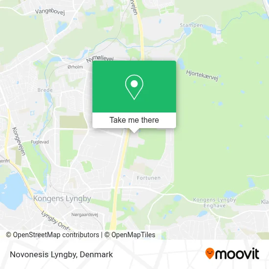 Novonesis Lyngby map