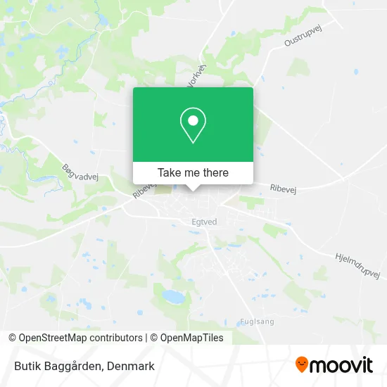 Butik Baggården map