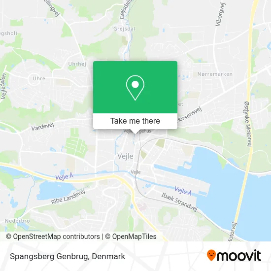 Spangsberg Genbrug map