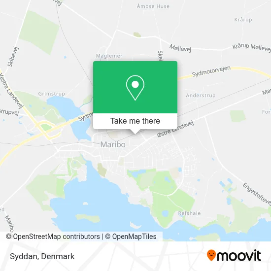 Syddan map