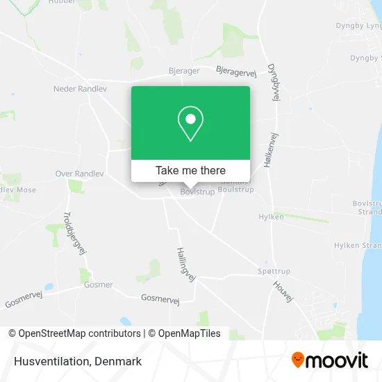 Husventilation map