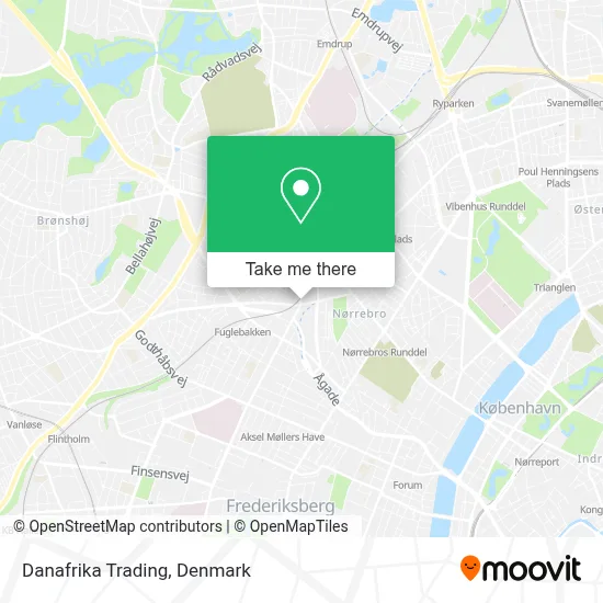 Danafrika Trading map