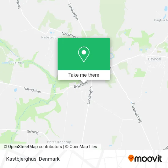 Kastbjerghus map