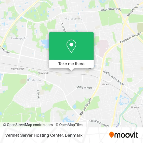 Verinet Server Hosting Center map