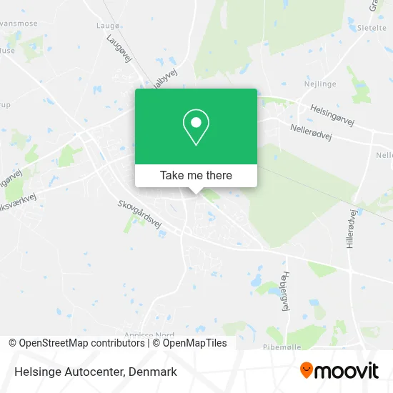 Helsinge Autocenter map