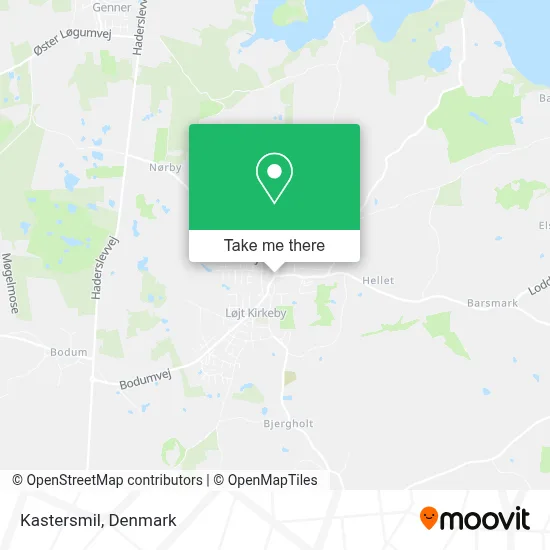 Kastersmil map