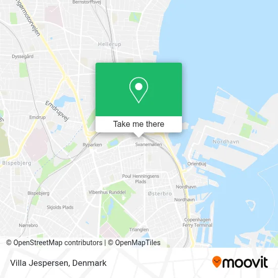 Villa Jespersen map