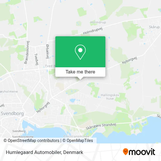 Humlegaard Automobiler map