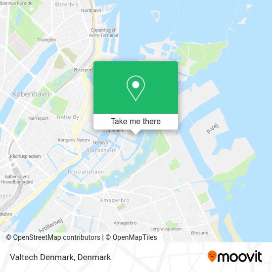Valtech Denmark map