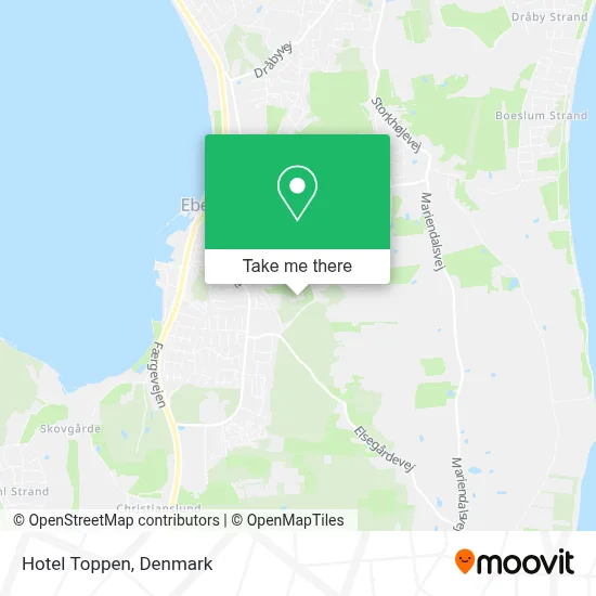 Hotel Toppen map