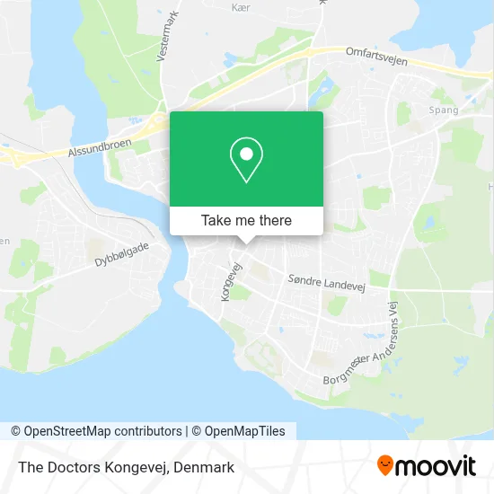 The Doctors Kongevej map