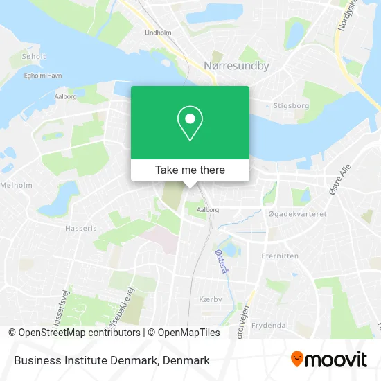 Business Institute Denmark map